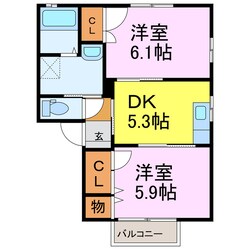 サニーコートダイドーＧの物件間取画像